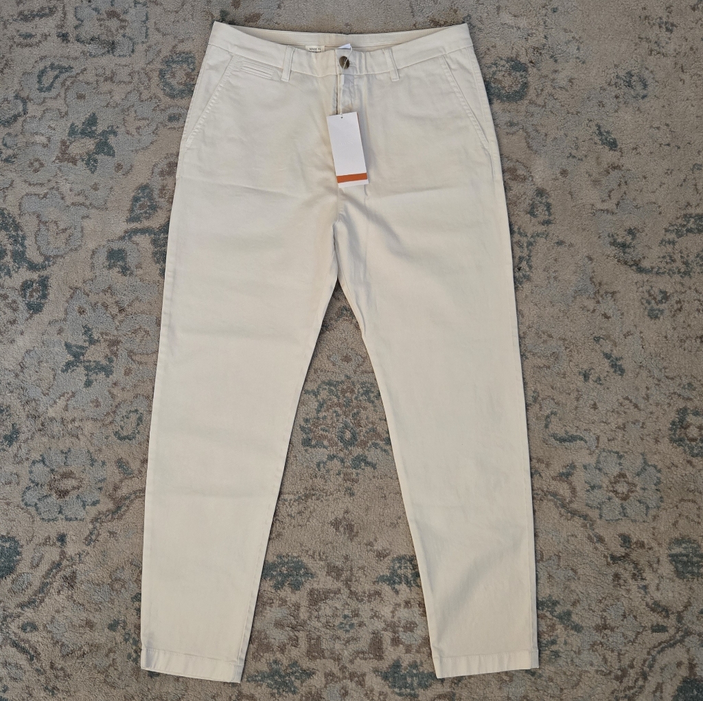 Brand New Boss OffWhite Straight Leg Pants